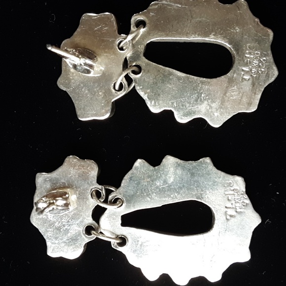 .925 Sterling Silver Earrings - Picture 4 of 8